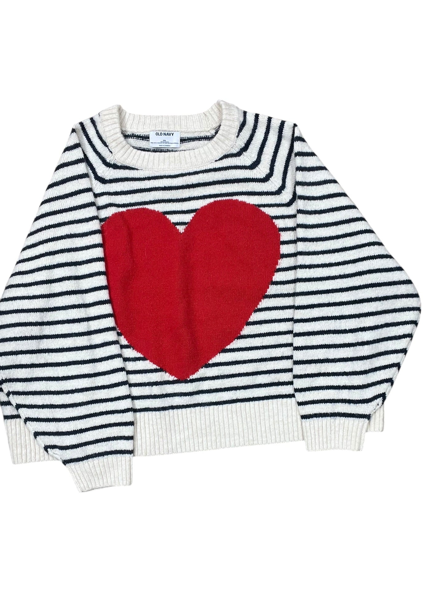Sweater By Old Navy In Blue & Red & White, Size:Xxl