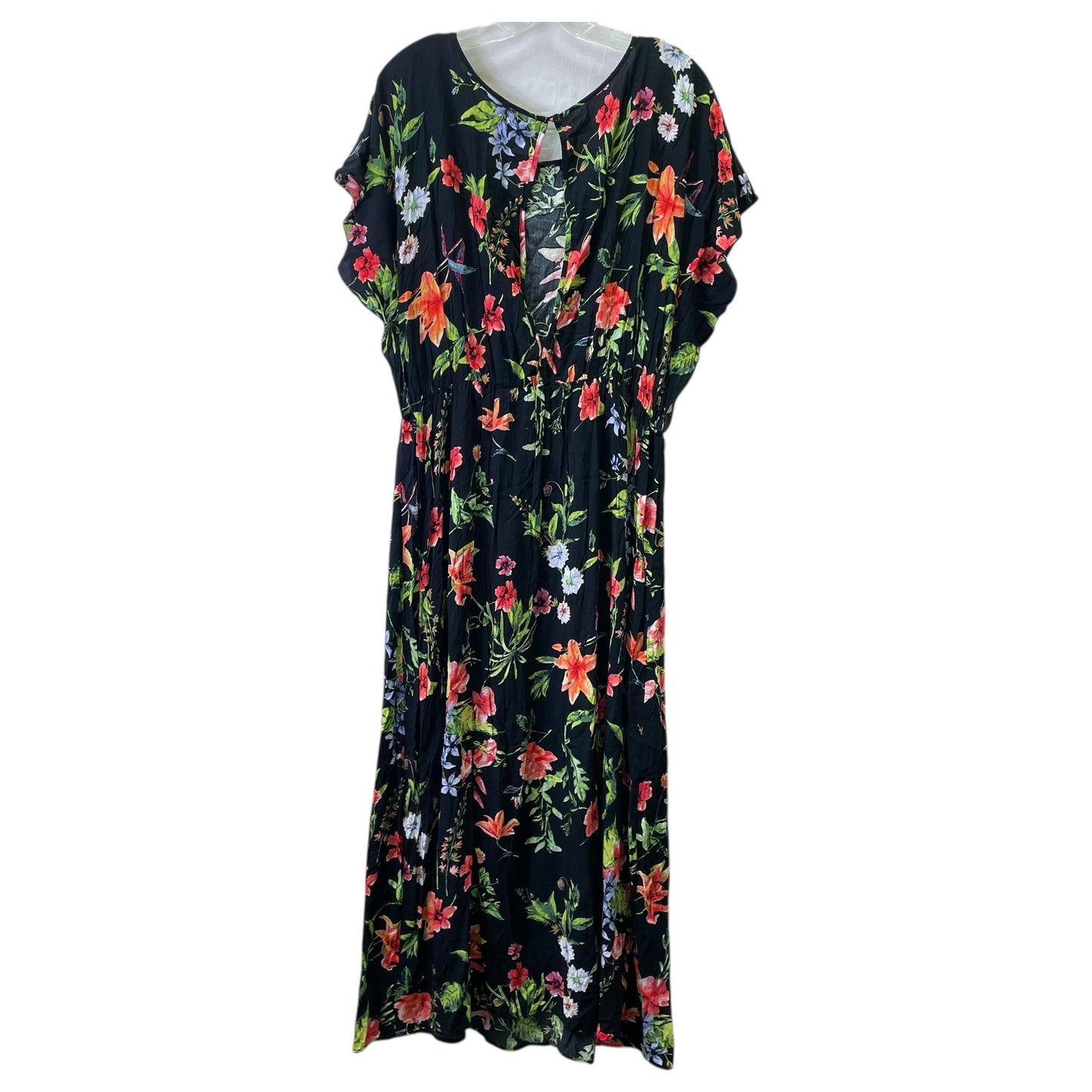 Dress Casual Maxi By Modcloth In Floral Print, Size:1X