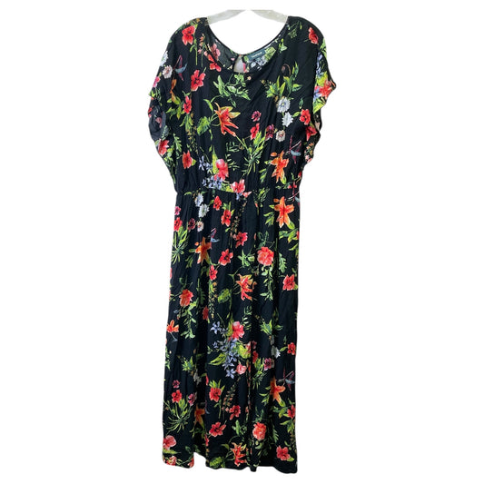 Dress Casual Maxi By Modcloth In Floral Print, Size:1X