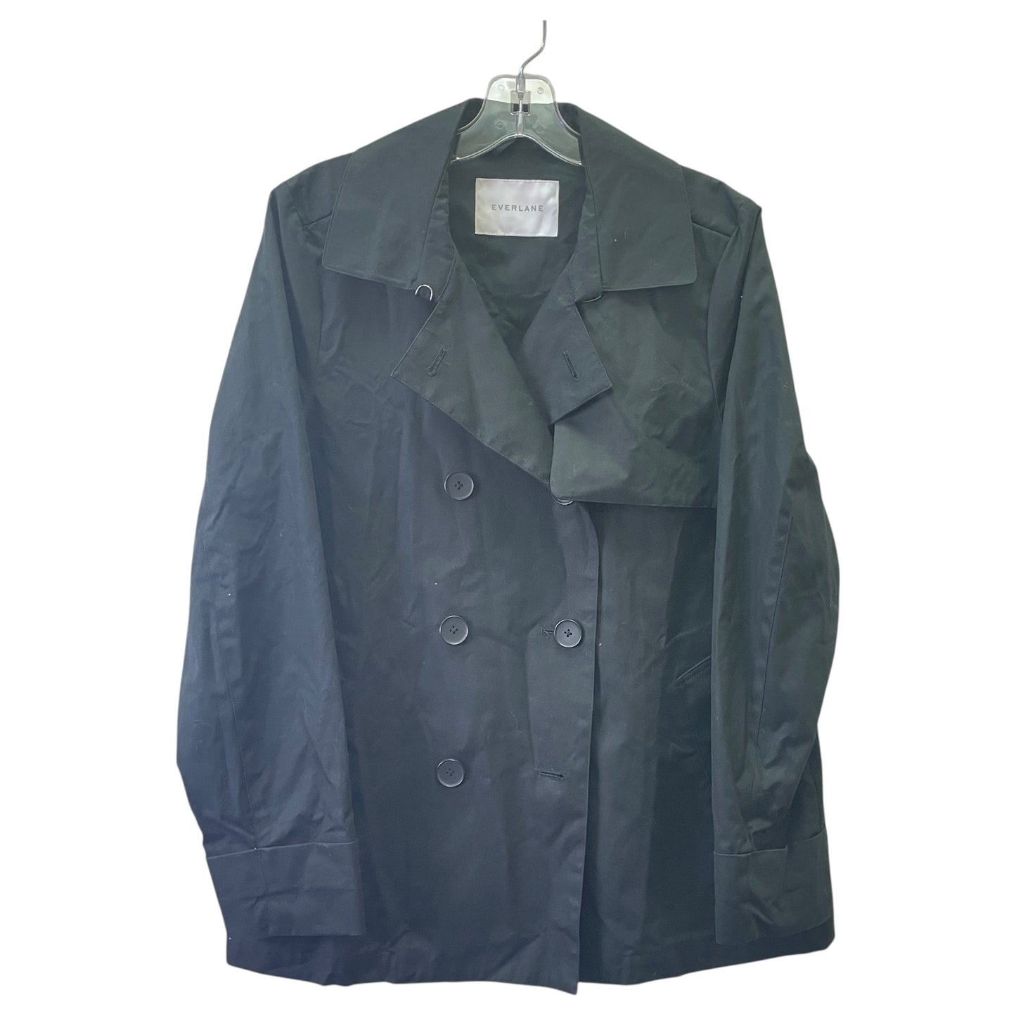 Coat Peacoat By Everlane In Black, Size:L