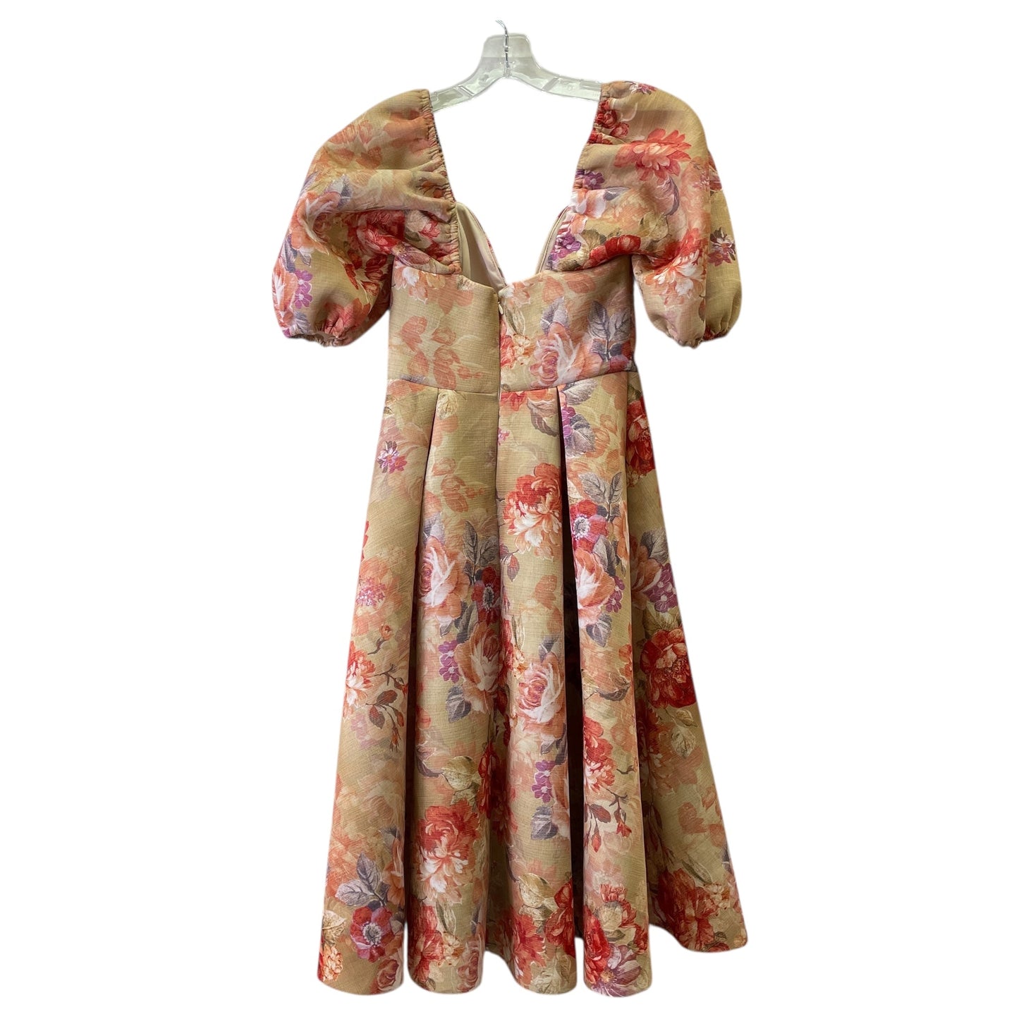 Dress Casual Midi By Asos In Beige, Size:S