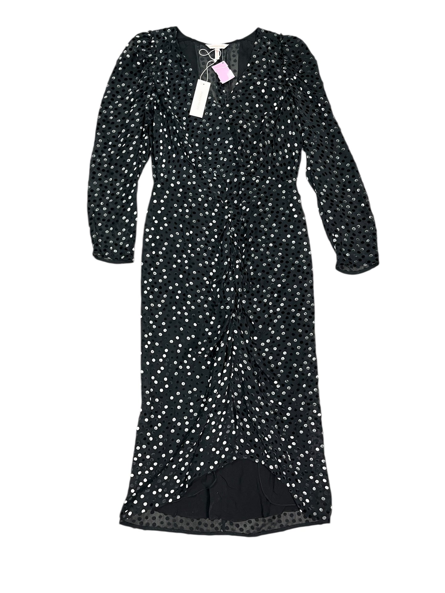 Dress Casual Midi By Rebecca Taylor In Black, Size:S