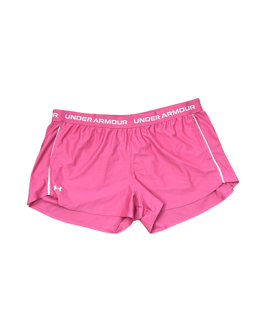 Athletic Shorts By Under Armour In Pink, Size:Xl