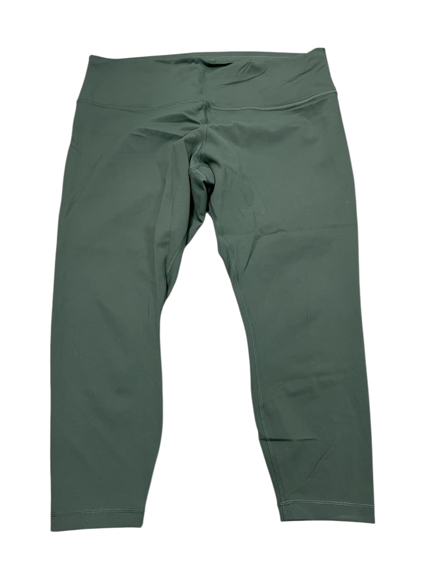 Athletic Leggings By Lululemon In Green, Size:1X