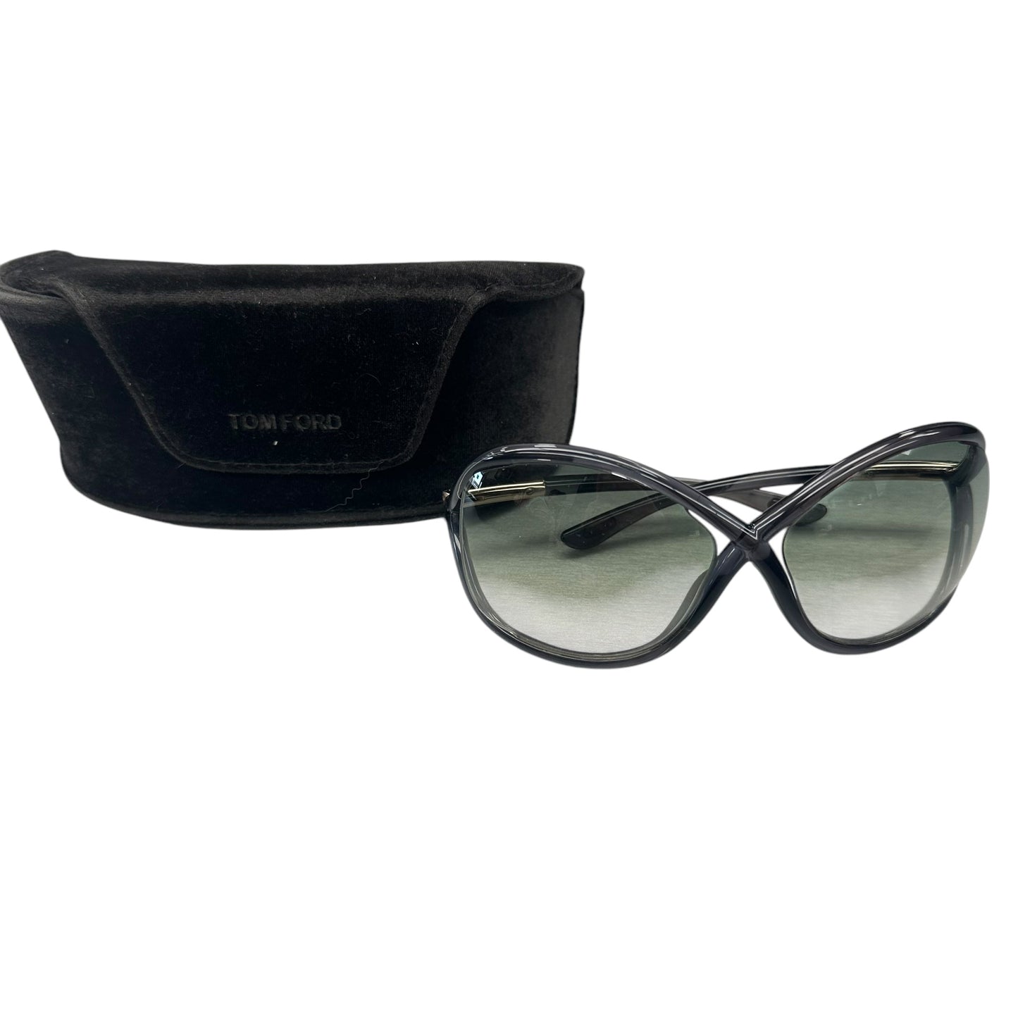 Sunglasses Luxury Designer By Tom Ford In Black