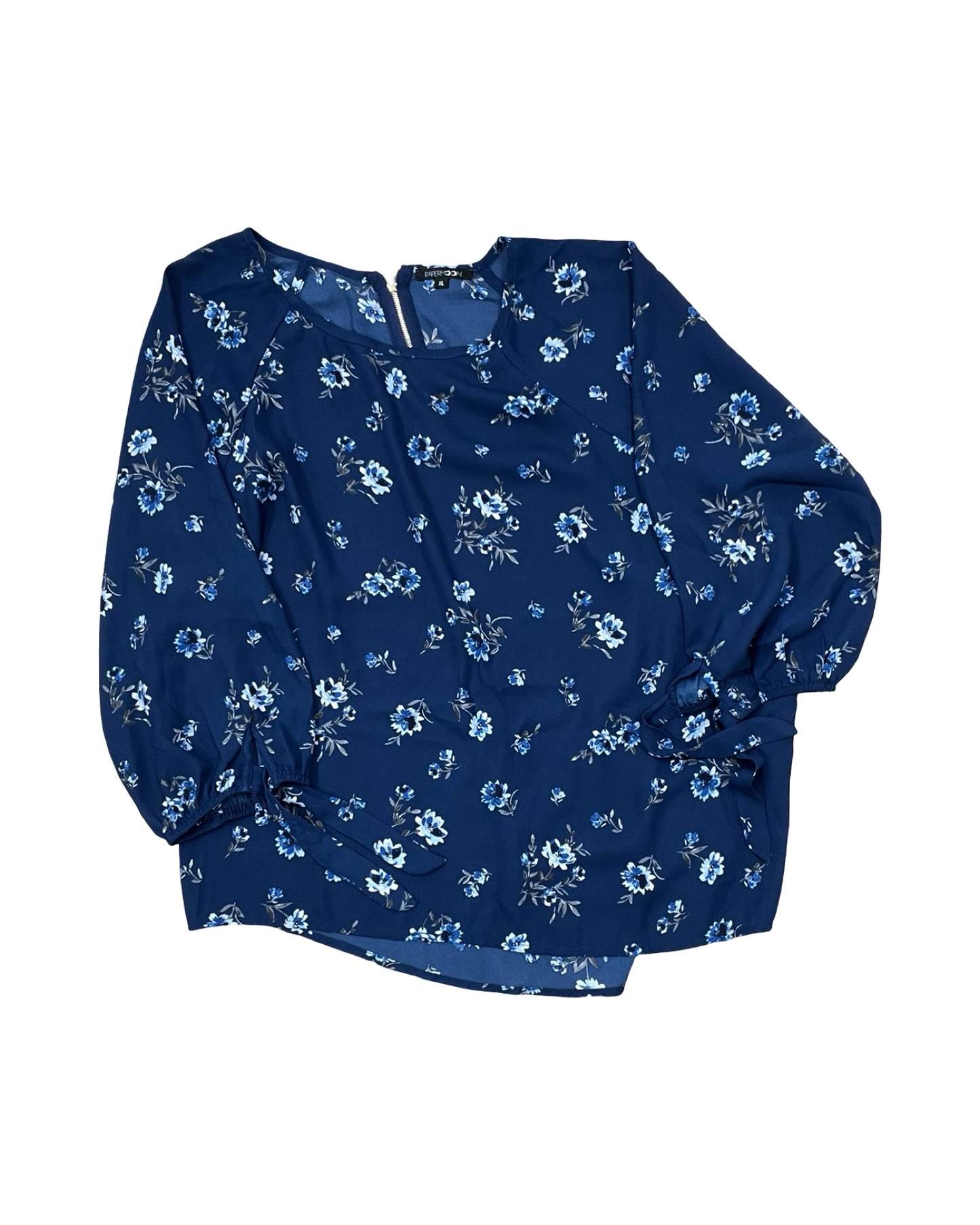 Top Ls By Papermoon In Blue, Size:Xl