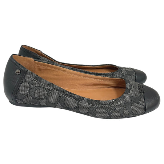 Shoes Designer By Coach In Black, Size:9