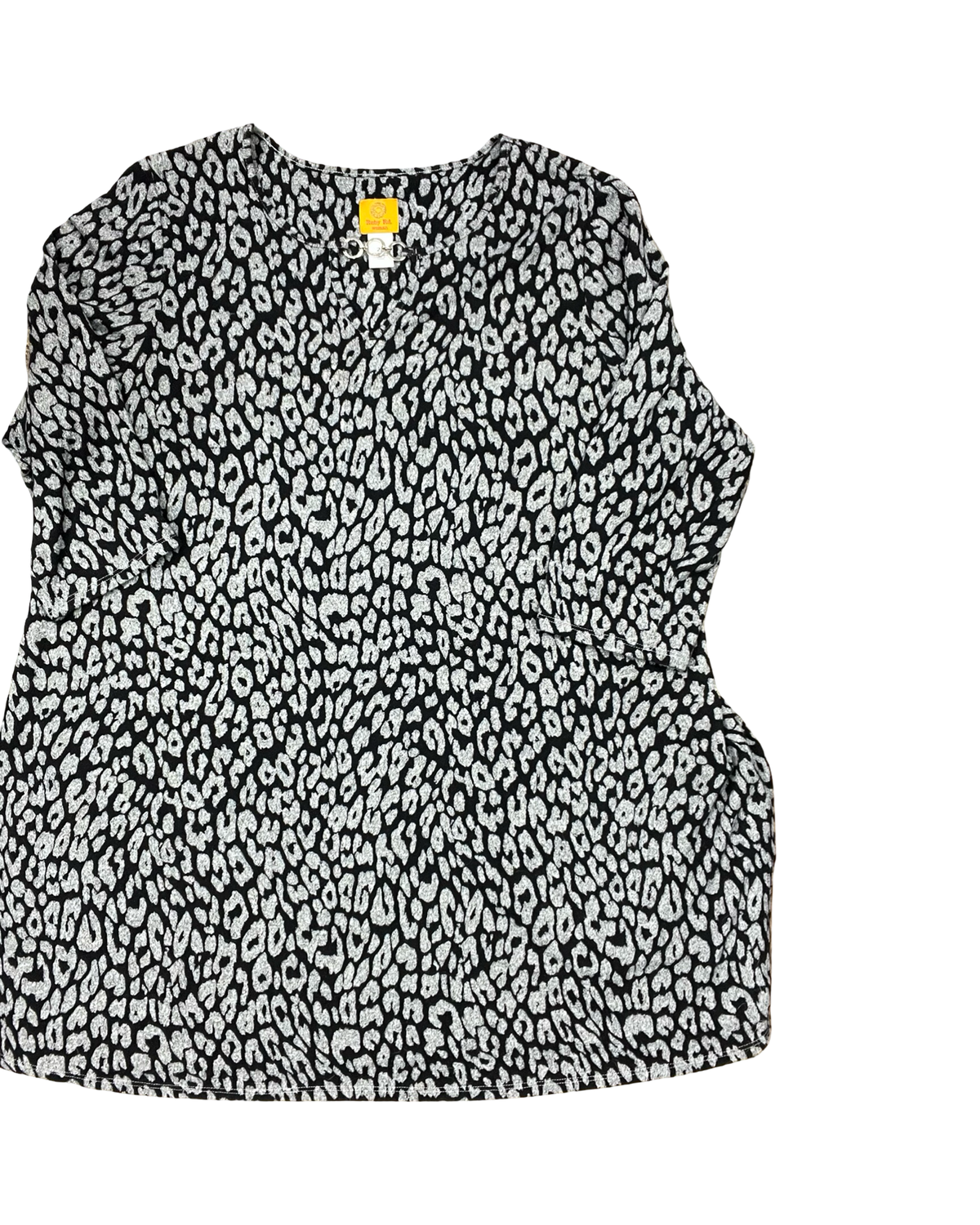 Dress Work By Ruby Rd In Black & Grey, Size:2X