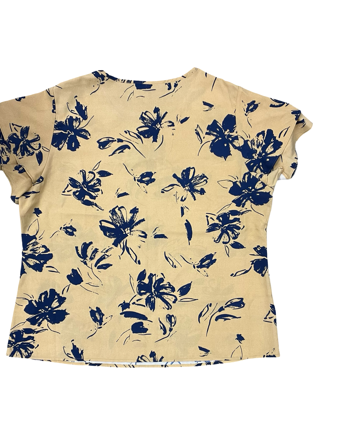 Top Ss By Clothes Mentor In Blue & Orange, Size:3X