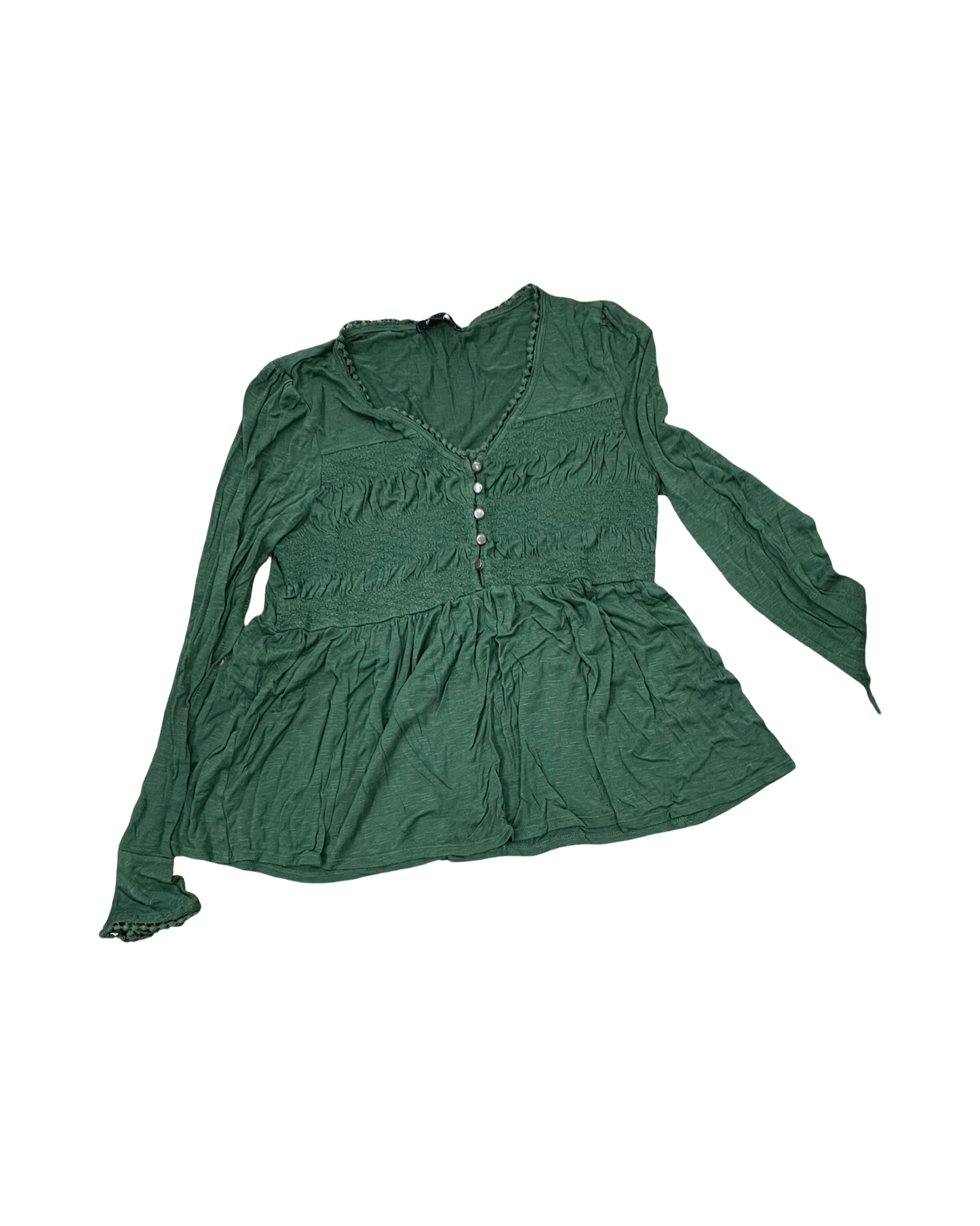 Top Ls By Clothes Mentor In Green, Size:L
