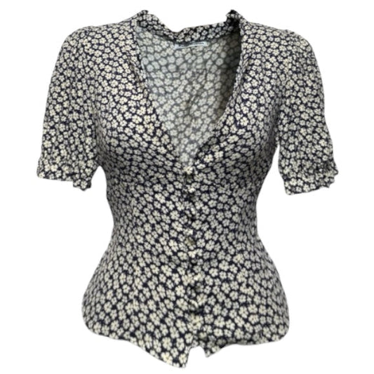 Madeline Top By Reformation In Floral Print, Size: 0