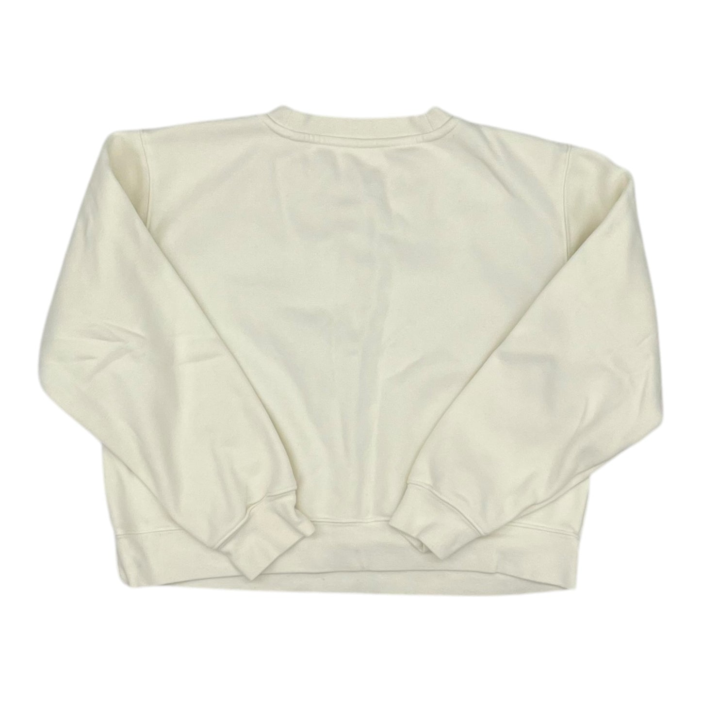 Athletic Sweatshirt Crewneck By Fabletics In Cream, Size:L