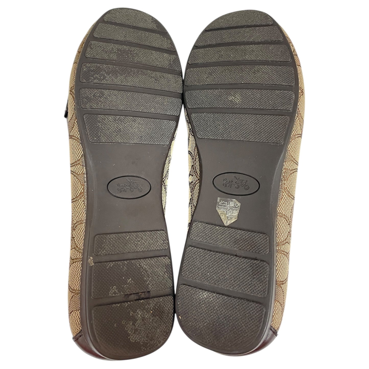 Shoes Designer By Coach In Brown & Tan, Size:8.5