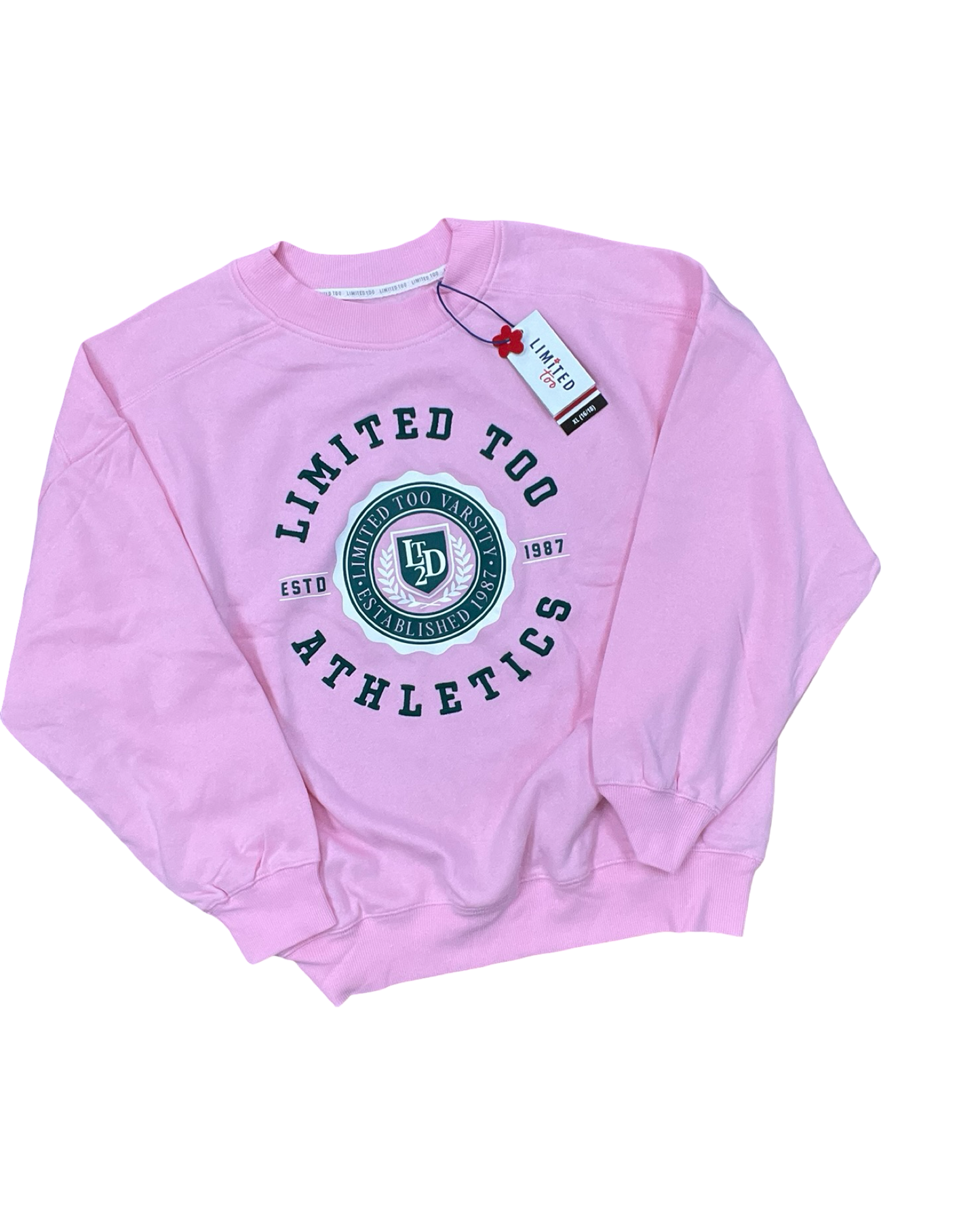 Sweatshirt Crewneck By Clothes Mentor In Pink, Size:Xl