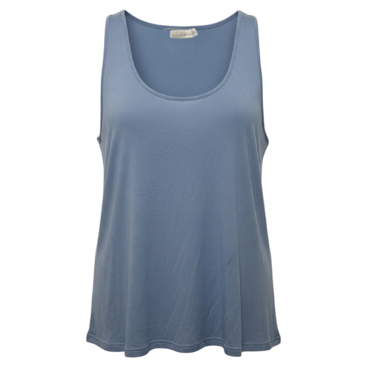 Malibu Collection Butterchic Knit Tank By Barefoot Dreams In Blue, Size: 2X