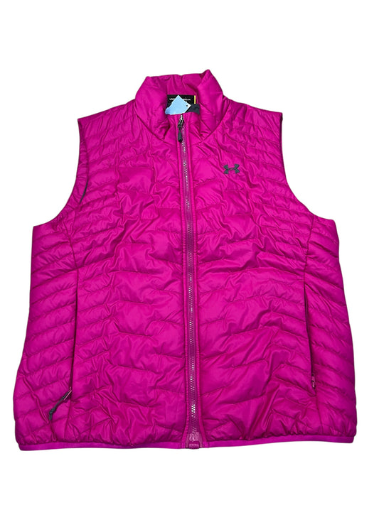 Vest Puffer & Quilted By Under Armour In Pink, Size:Xl