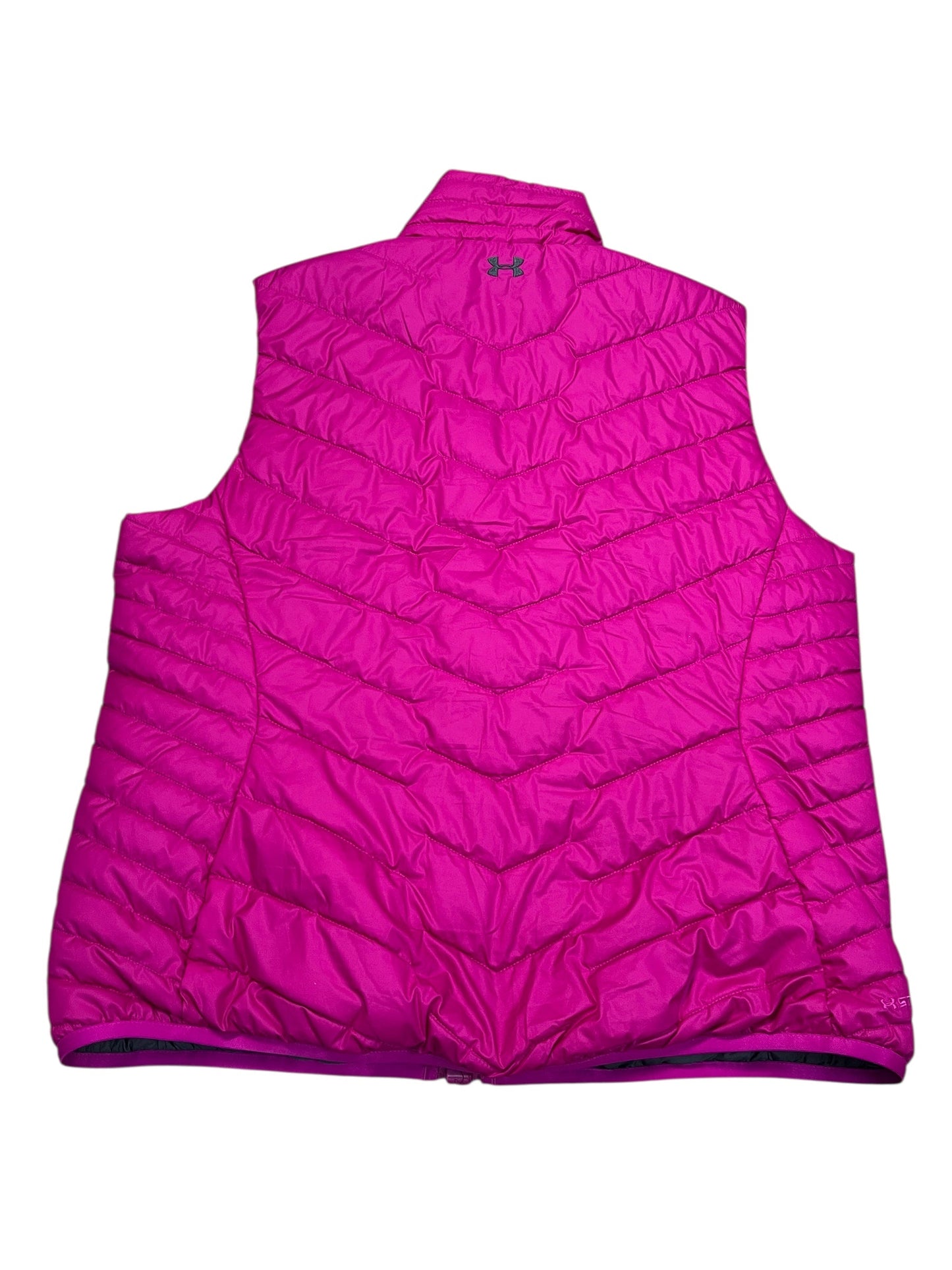 Vest Puffer & Quilted By Under Armour In Pink, Size:Xl