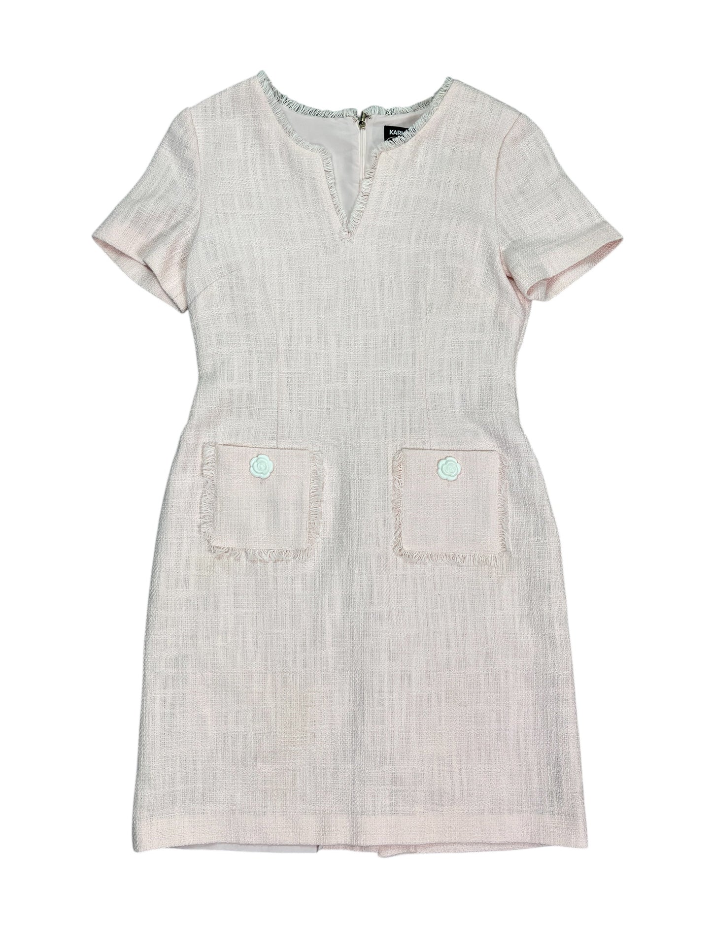 Dress Designer By Karl Lagerfeld In Pink, Size:S