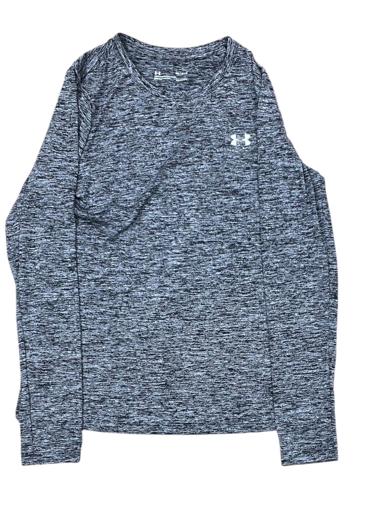 Athletic Top Ls Collar By Under Armour In Black, Size:M
