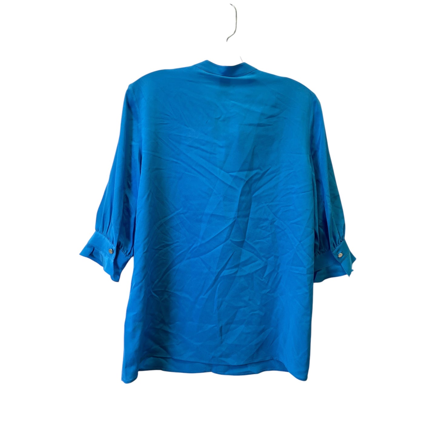 Top 3/4 Sleeve By Hugo Boss In Blue, Size:Xs