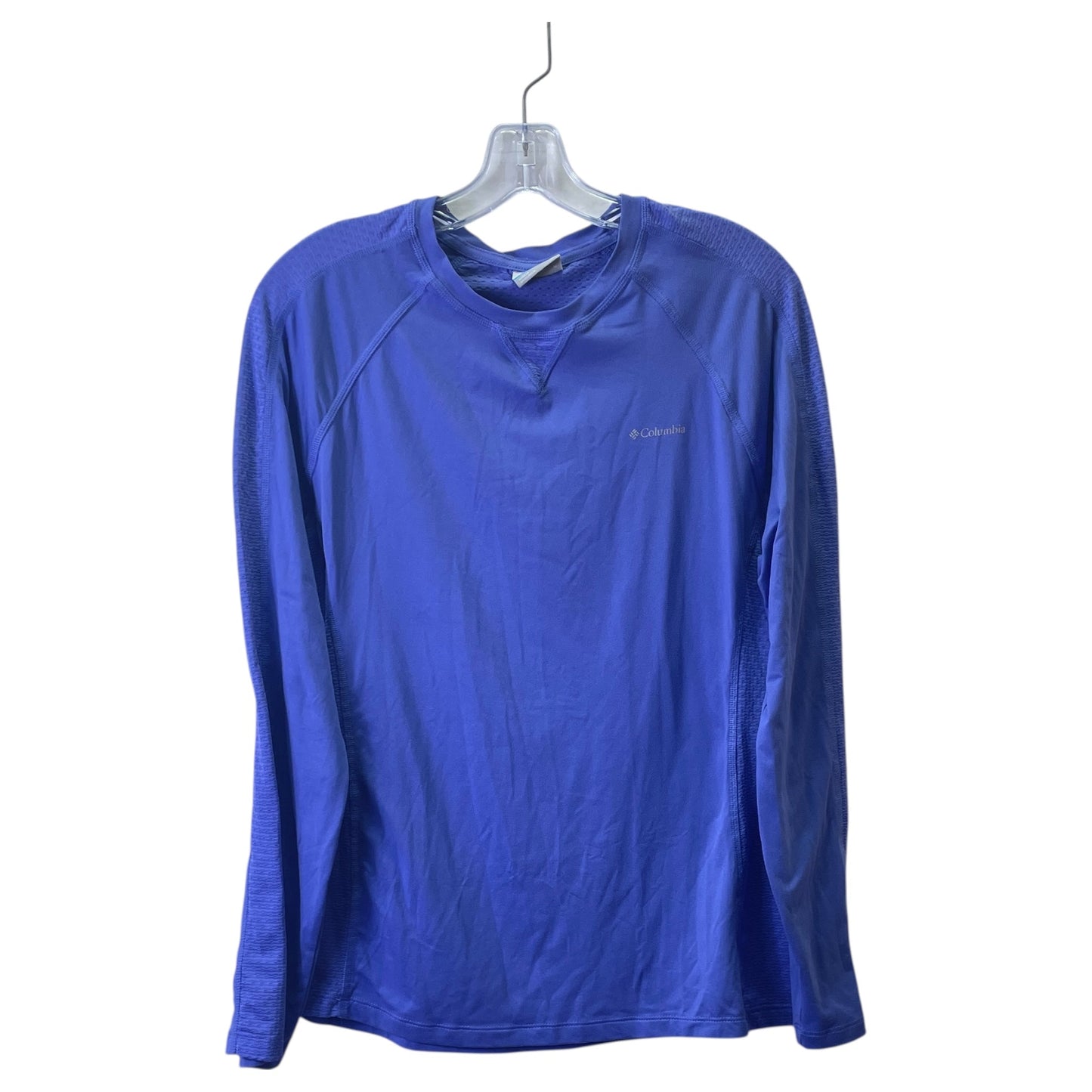 Athletic Top Ls Crewneck By Columbia In Blue, Size:M