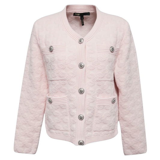 Madere Textured Cardigan
By Maje In Pink, Size: S