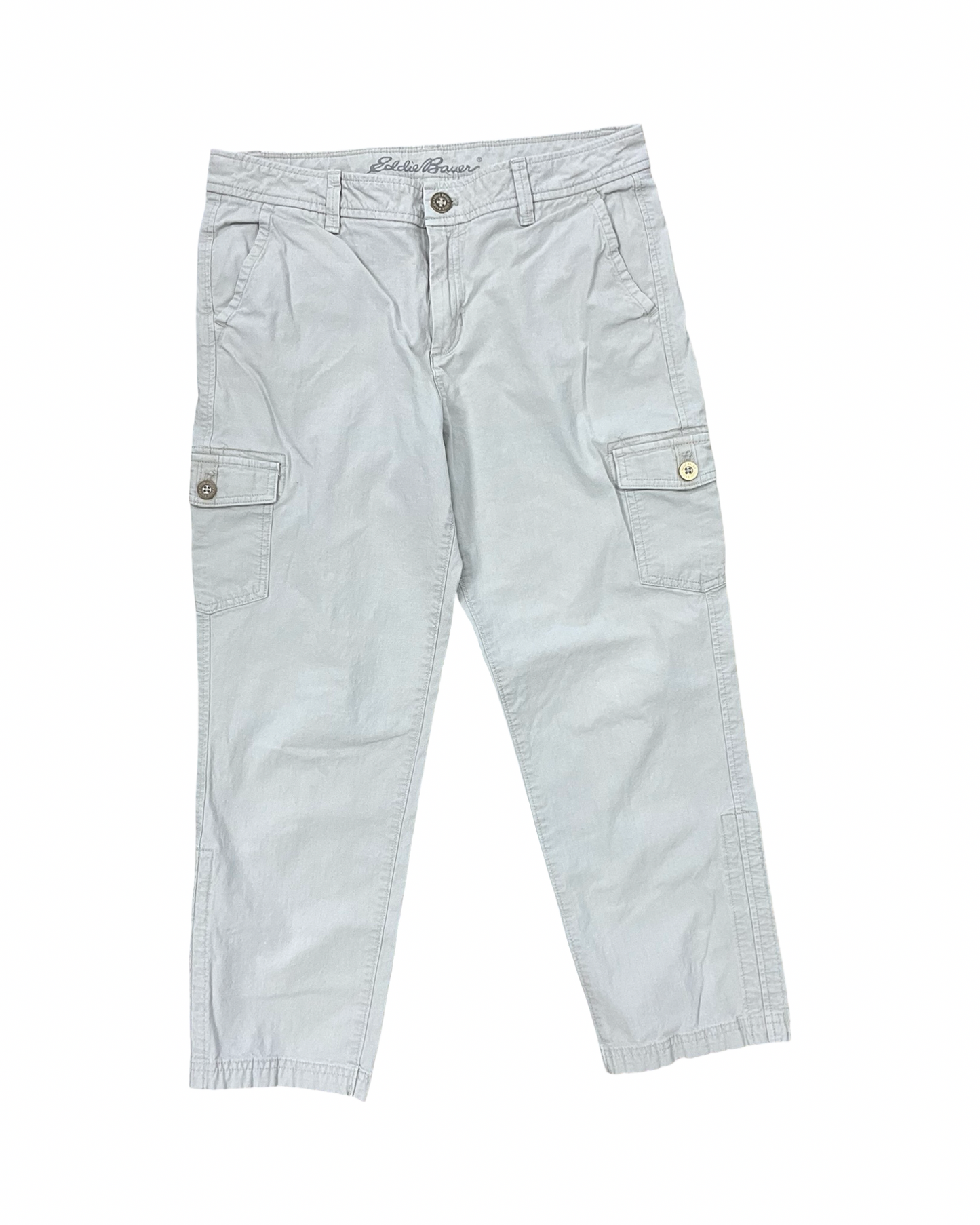 Pants Cropped By Eddie Bauer In Tan, Size:10
