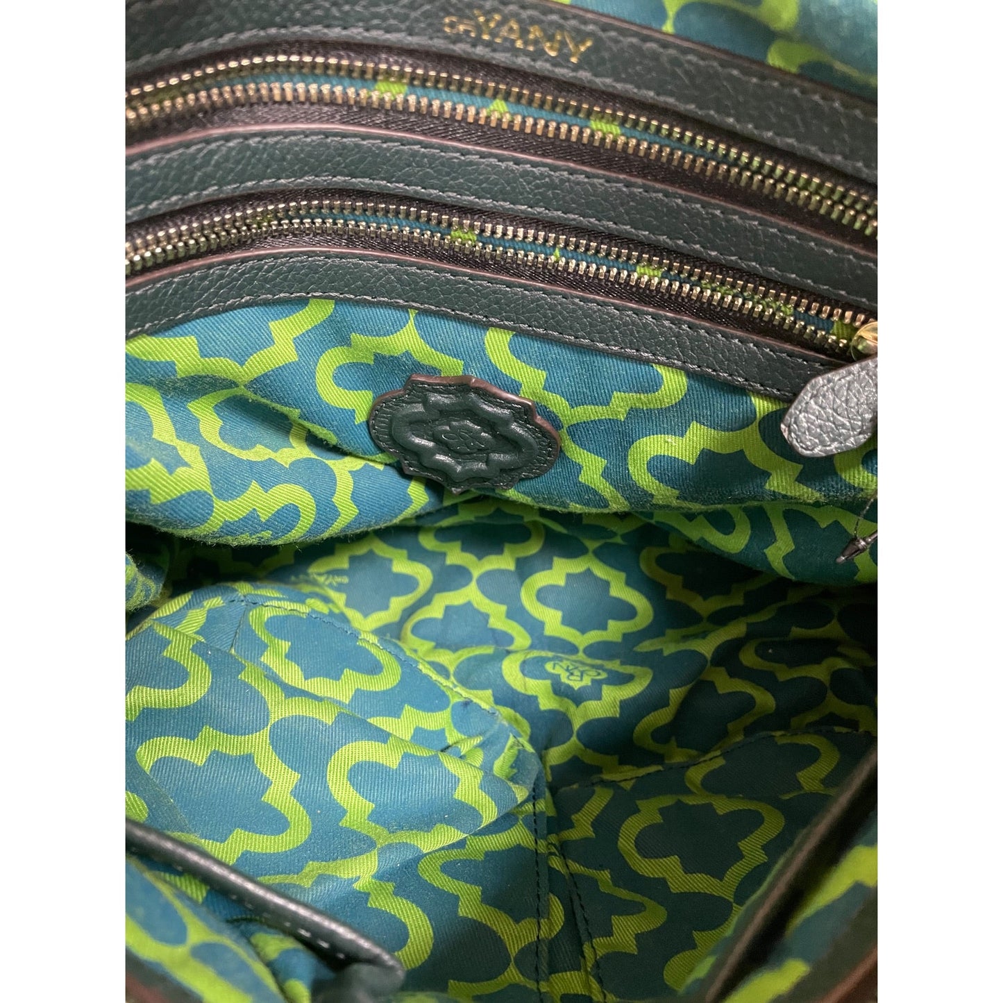 Handbag By Oryany In Green, Size:Large
