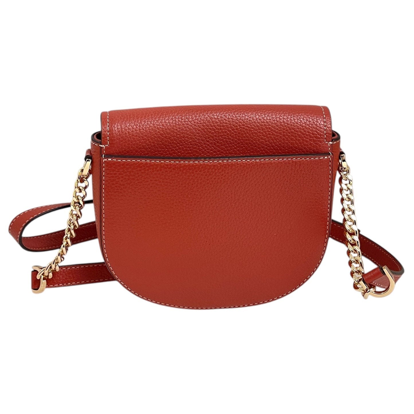 Crossbody Luxury Designer By Michael Kors In Orange, Size:Small