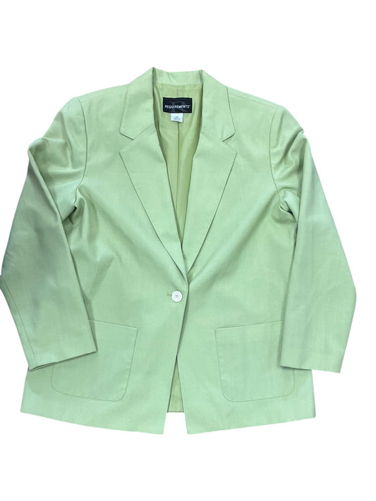 Blazer By Requirements In Green, Size:L