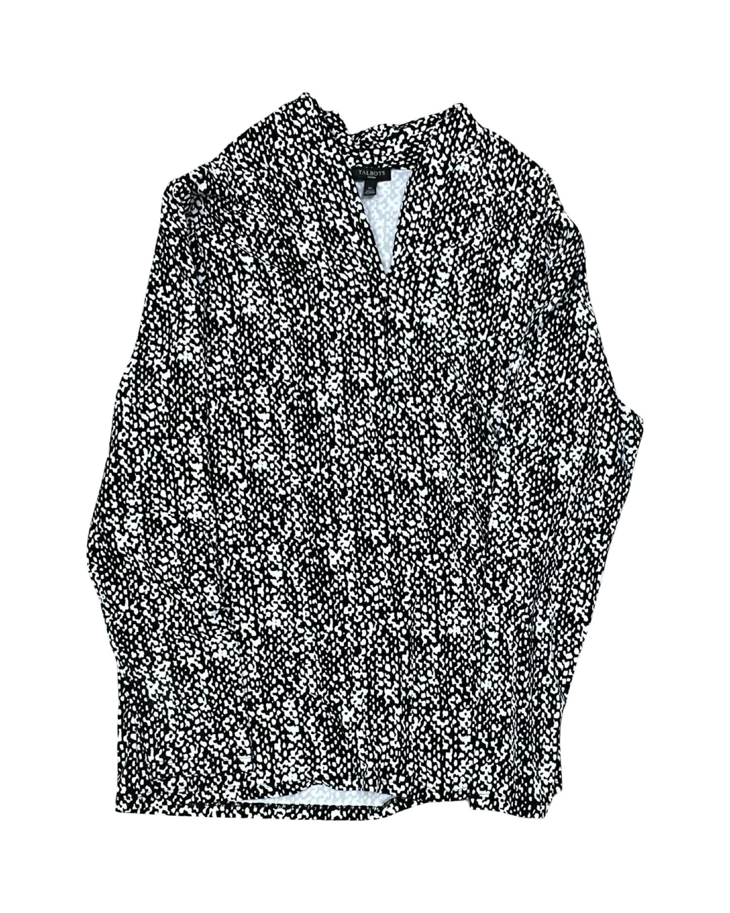 Top Ls By Talbots In Black & White, Size:1X