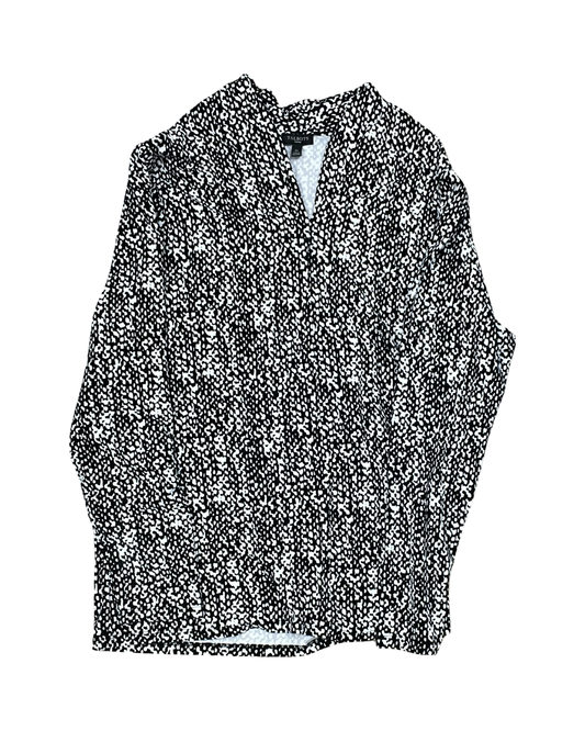 Top Ls By Talbots In Black & White, Size:1X