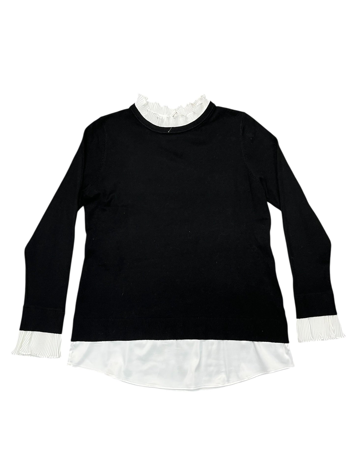 Top Ls By Sioni In Black, Size:L