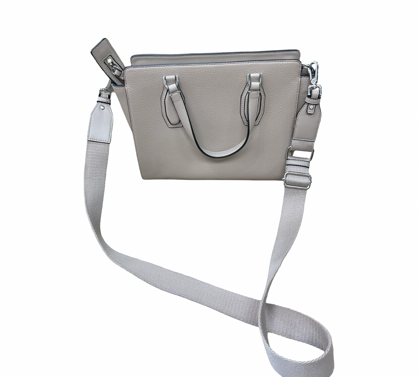 Handbag By Calvin Klein In Taupe, Size:Medium