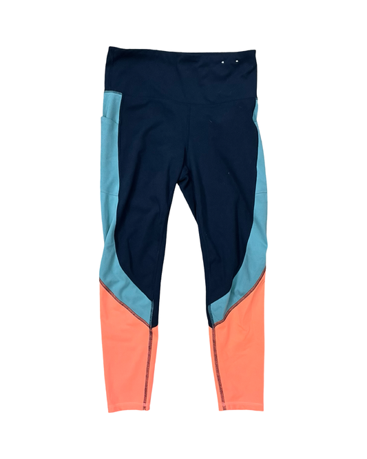 Athletic Leggings By Xersion In Blue, Size:M