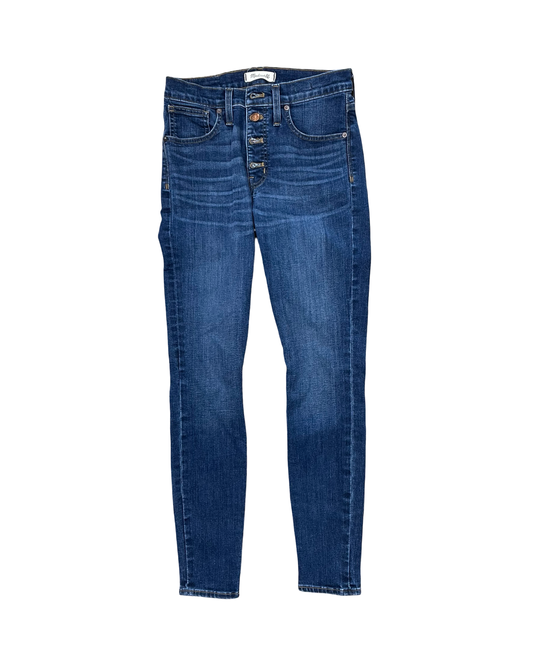 Jeans Skinny By Madewell In Blue Denim, Size:4
