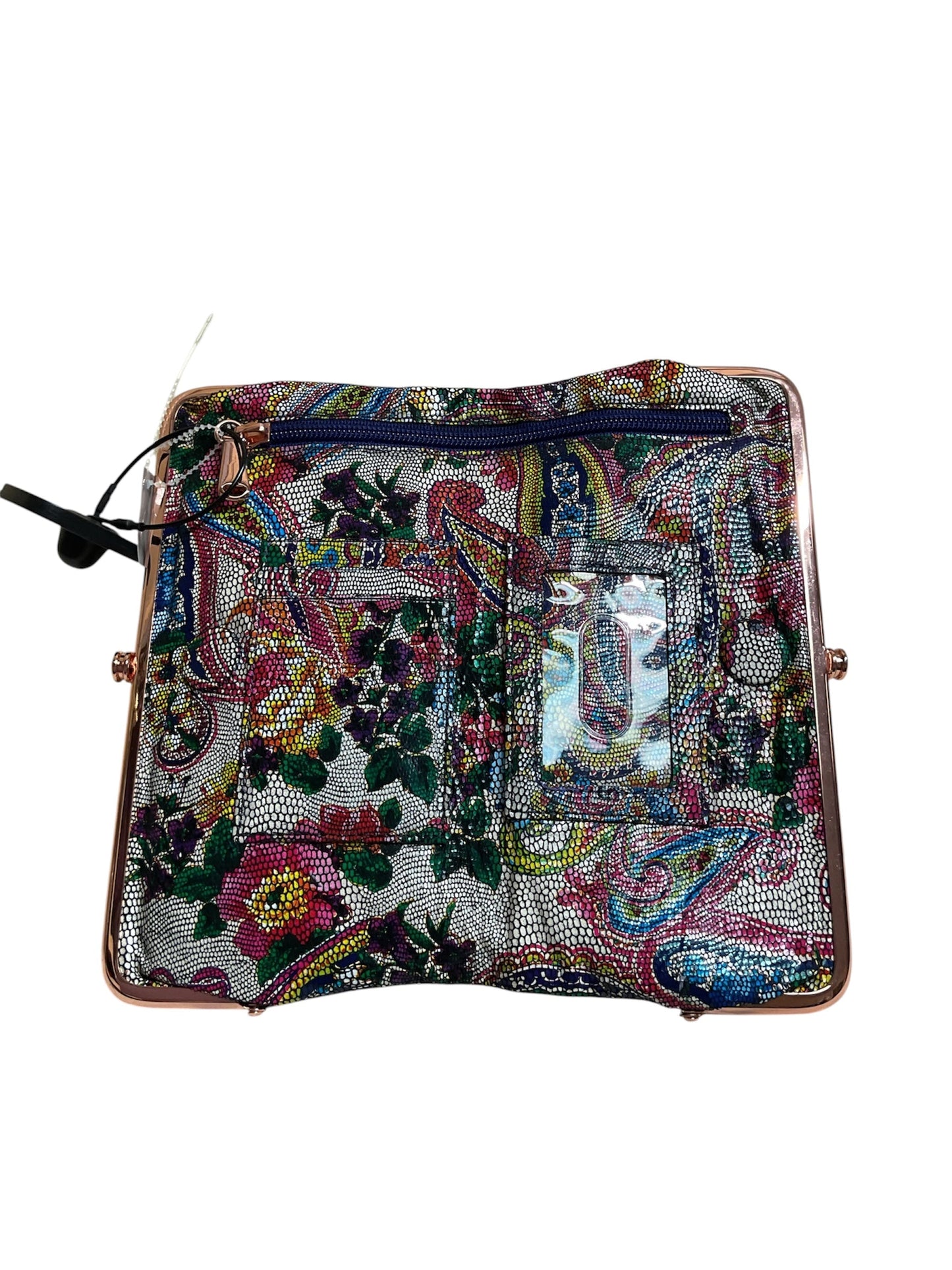 Wallet By Hobo Intl In Rainbow Print, Size:Medium