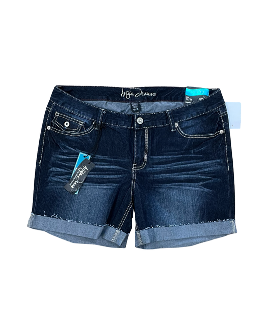 Shorts By Clothes Mentor In Blue Denim, Size:16