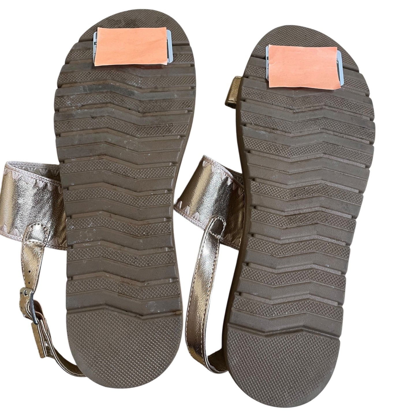 Sandals Flats By Report In Rose Gold, Size:10