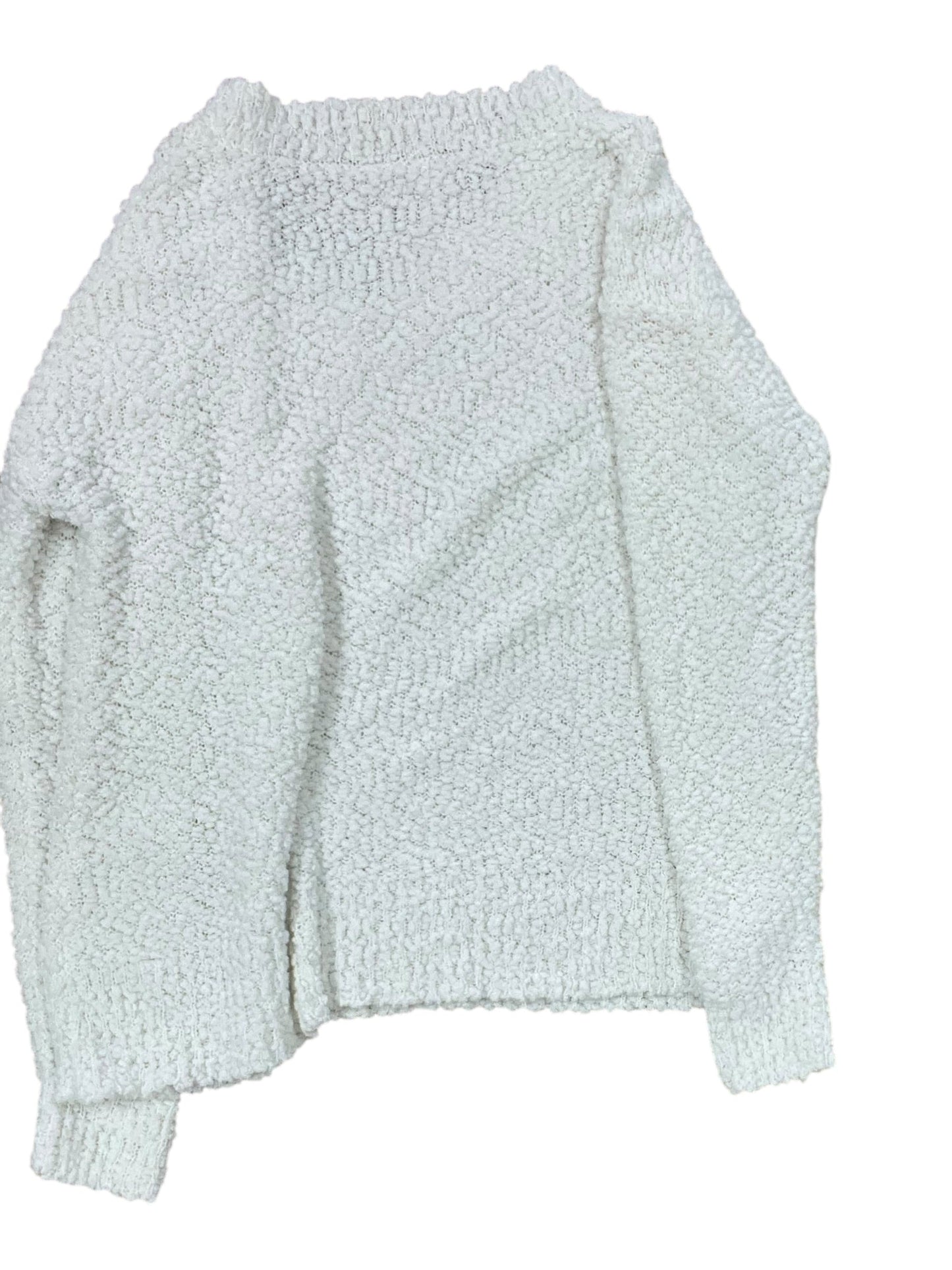 Sweater By Zenana In White, Size:Xl
