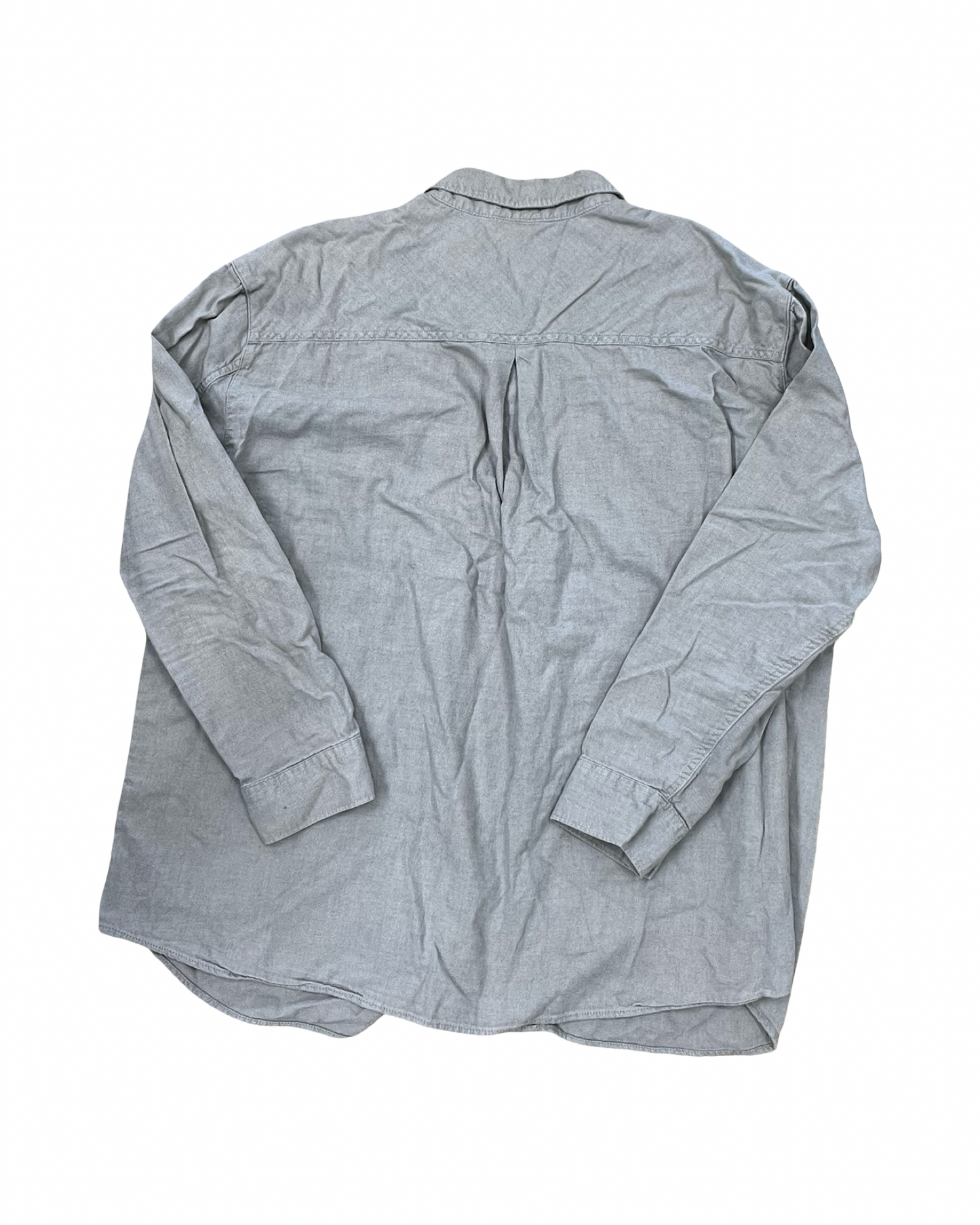 Blouse Ls By Eddie Bauer In Grey, Size:Xl