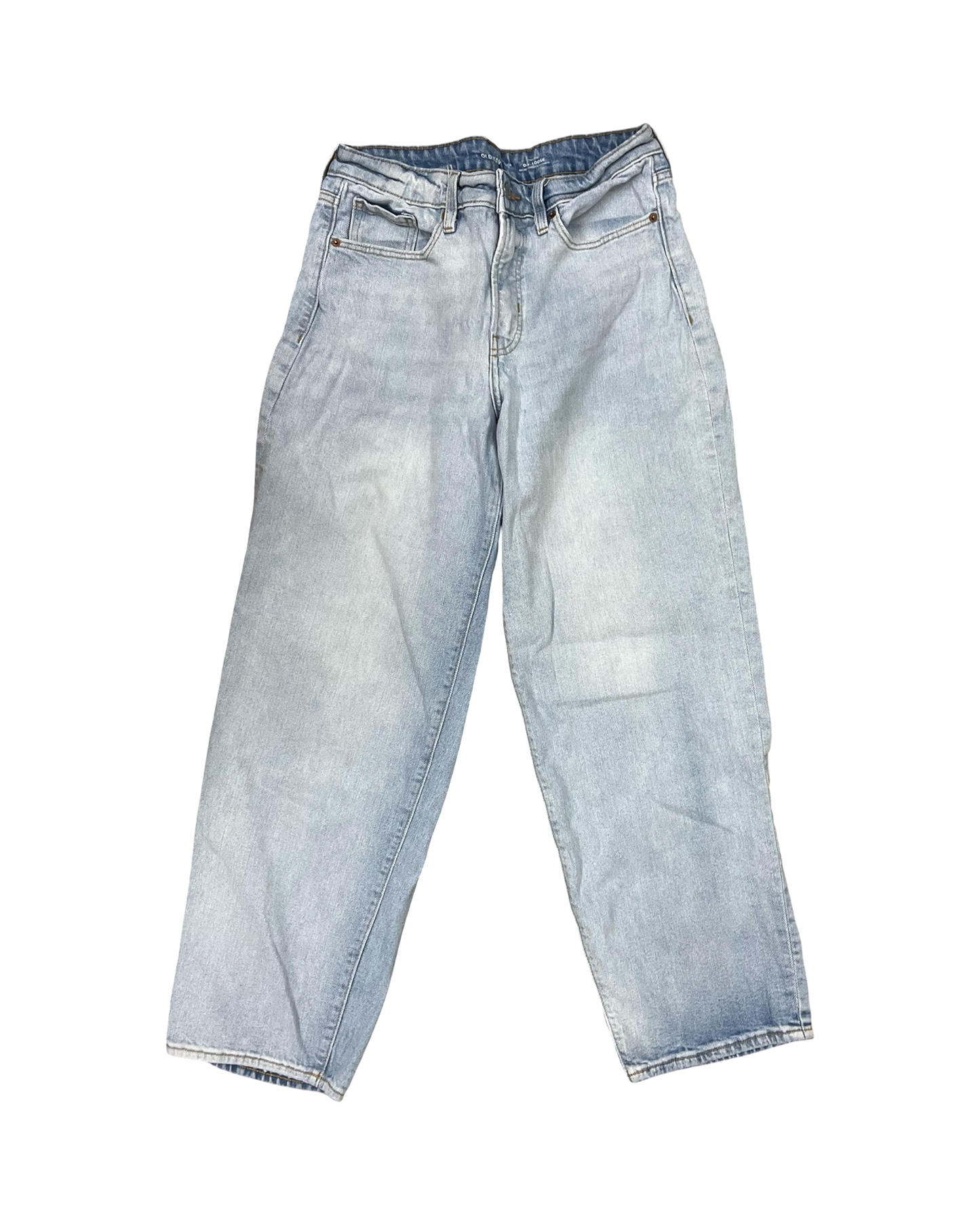 Jeans Wide Leg By Old Navy In Blue Denim, Size:8