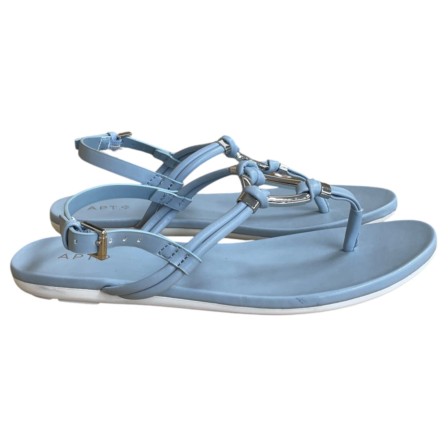 Sandals Flats By Apt 9 In Blue, Size:7.5