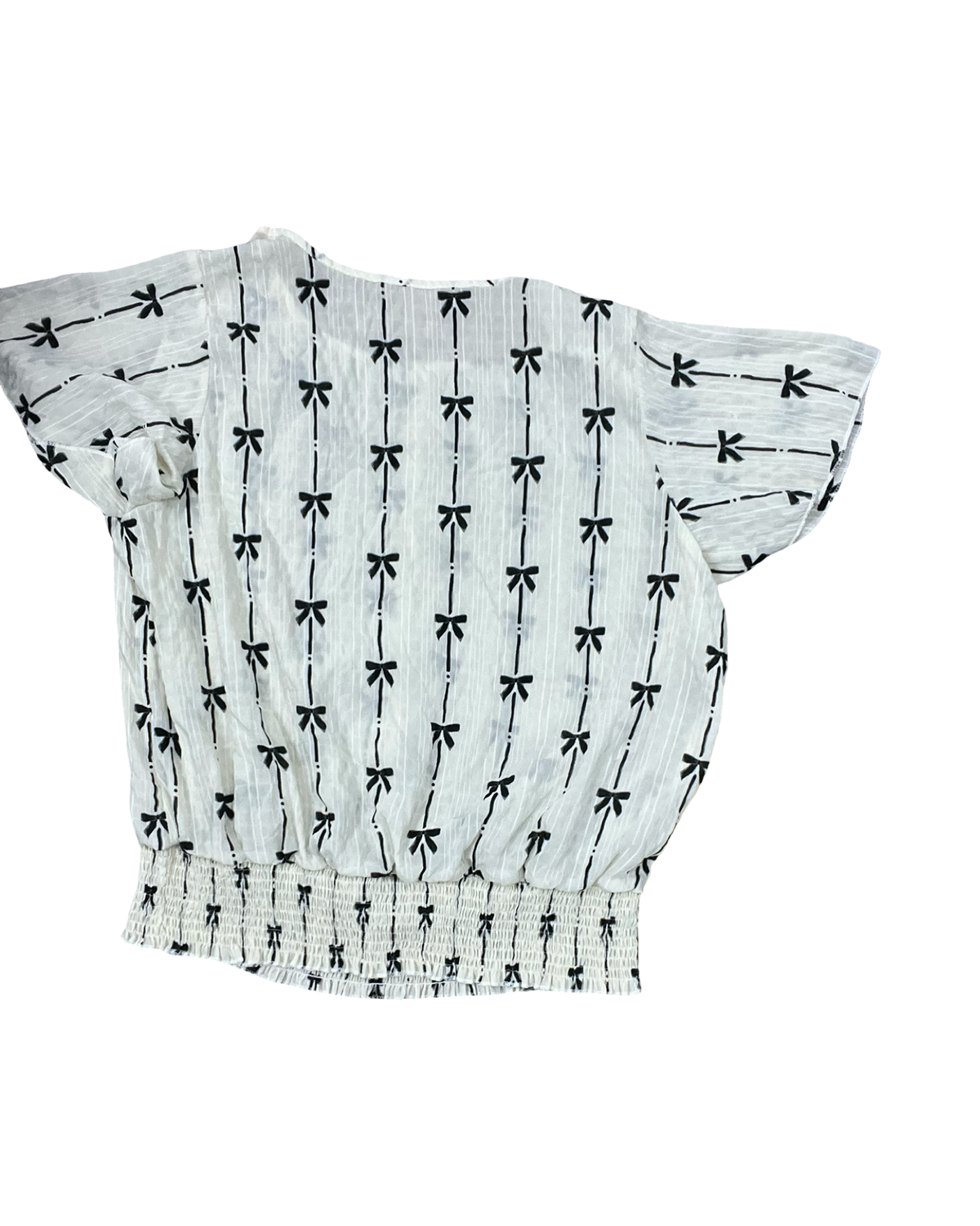 Top Ss By Emery Rose In Black & Cream, Size:2X