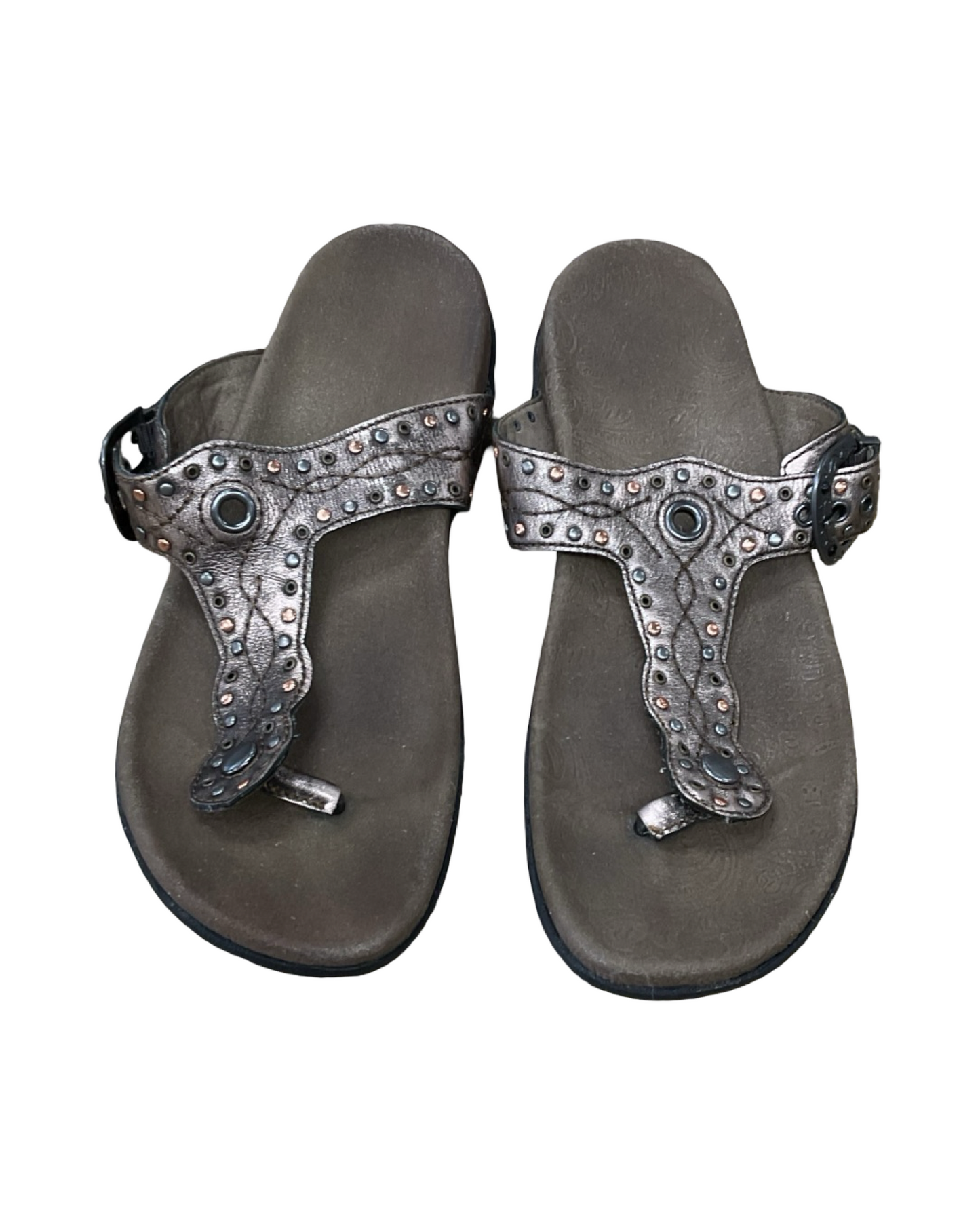 Sandals Flats By Taos In Gold, Size:9