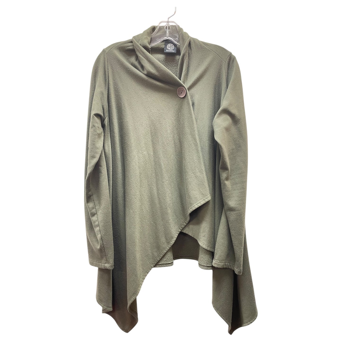 Cardigan By Bobeau In Green, Size:M