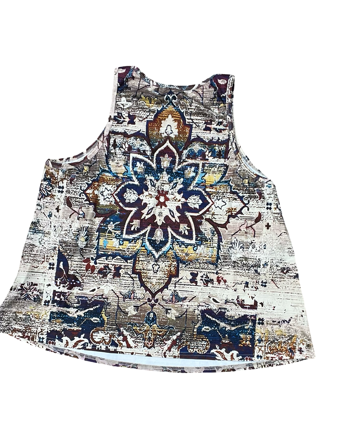 Top Sleeveless By Shein In Multi, Size:4X