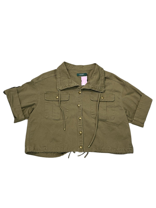 Jacket Utility By Lauren By Ralph Lauren In Green, Size:L