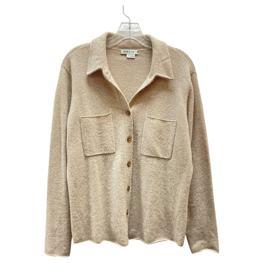 Sweater By Orvis In Taupe, Size:L
