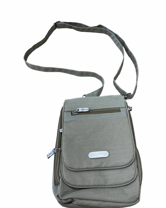 Crossbody By Baggallini In Tan, Size:Medium